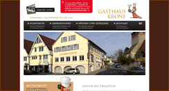 Desktop Screenshot of krone-winterbach.de