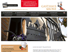 Tablet Screenshot of krone-winterbach.de